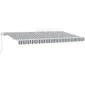 vidaXL Uitschuifbare luifel Antraciet 400 x 200 cm Stof