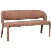 Bronx71 Eetkamerbank June bouclé terracotta 160 cm - eettafelbank - eetbank
