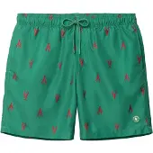 Shiwi Heren zwemshort mike 7" kreeft print groen/rood