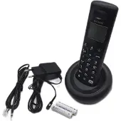 Alcatel Téléphone sans fil E260 S-Voice Fonction blocage des appels publicitaires Solo avec répondeur Noir