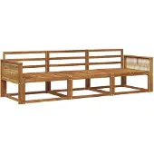 vidaXL Buiten bank set 3 st Naturel Massief Acacia Hout