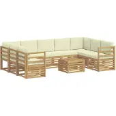 vidaXL Buiten bank set 10 st