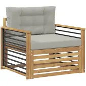 vidaXL Buitensofa Polyester Wit