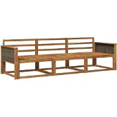 vidaXL Buiten bank set 3 st Naturel Massief Acacia Hout