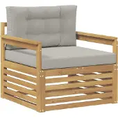 vidaXL Buitensofa Polyester Wit