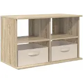 vidaXL TV-stand met lade Sonoma Eik 79 x 40 x 48 cm