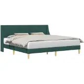 vidaXL Bedframe Effen met hoofdeinde verbindingplaat