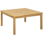 Syfax Salontafel Licht acacia 85 x 85 x 45 cm Massief Acaciahout