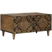 vidaXL Salontafel Bruin 80 x 50 x 40 cm Massief Mango Hout