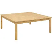 Syfax Salontafel Licht acacia 110 x 110 x 45 cm Massief Acaciahout