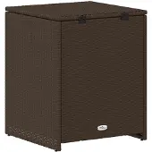 vidaXL Kussenbox 55 x 55 x 69 cm staal
