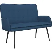 vidaXL 2-Zits Sofa Blauw 115 x 61 x 87 cm Stof