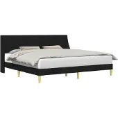 vidaXL Bedframe Effen met hoofdeinde verbindingplaat