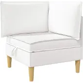 vidaXL Sofa met opslag Stof