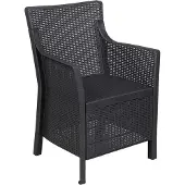 vidaXL Fauteuil Antracietkleurig PP