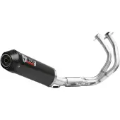MIVV Oval 2x1 Kawasaki Ninja 650/z650 24-26 Gehomologeerd Compleet Uitlaatsysteem