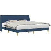 vidaXL Bedframe Effen met hoofdeinde verbindingplaat