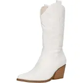 Salinyang Cowboylaarzen wit