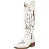 Salinyang Cowboylaarzen wit
