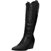 Salinyang Cowboylaarzen zwart