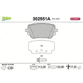 Valeo 302551A Remblokken