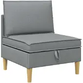 vidaXL Sofa met opslag Stof