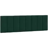 vidaXL Hoofdbordkussen "Hanko" 160 cm fluweel donkergroen
