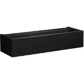 Kerasan Kanaal Keramische wastafel 120x40cm, mat zwart