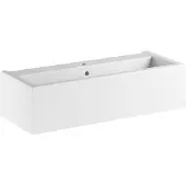 Kerasan Kanaal Keramische wastafel 100x40cm, wit