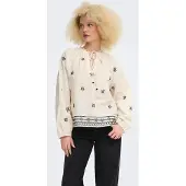 ONLY Blouse 'ONLSkye' zwart / wit
