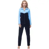 Merry Style – Dames Huispak – Vrijetijdspak – Velours – MS-MG-F-SUIT-n – Blauw – XXXL