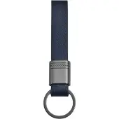 Akzent Unisex Sleutelhanger Leni sleutelhanger van roestvrij staal en echt leer