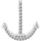 Akzent dames hanger "Zuri" aus 925 Sterlingzilver, gerhodineerd, duurzaam