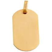 Akzent unisex hanger van Edelstahl, geschikt voor gravure