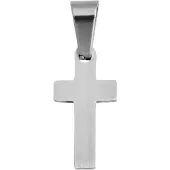 Akzent unisex hanger "Ceperi" zilverlook - kruishanger - mat