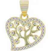 Akzent dameshanger "Kenna" van 925 Sterlingzilver, gerhodineerd, duurzaam