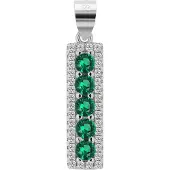 Akzent Dames hanger "Liara" van 925 Sterlingzilver, gerhodineerd, duurzaam