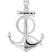 Akzent Unisex hanger "Jarek" van 925 Sterlingzilver, gerhodineerd, duurzaam