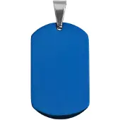 Akzent unisex hanger Blue, Ionenplattierung