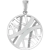Akzent dames hanger "Mayumi" van 925 Sterlingzilver, gerhodineerd, duurzaam