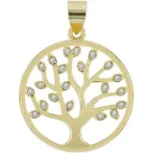 Akzent Dames hanger "Nerys" van 925 Sterlingzilver, gerhodineerd, duurzaam