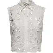 ONLY Onlalithea sl short emb shirt wvn dessin