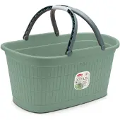 Stefanplast Heupwasmand met handgrepen 'Domus' - 35 liter - Green Tea