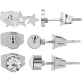 Akzent dames oorbel Oorknopjes oorbellen Edelstahl zilver dames waterbestendig