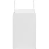 vidaXL Papieren zakken 50 st met hengsels 26x17x25 cm wit