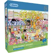 Gibsons Flea Market Moggies Puzzel 100XXL Stukjes