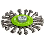 Bosch Schijfborstel, roestvrij 115 mm, 0,5 mm, 12.500 omw/min, 14 2608622106 2608622106 1 stuk(s)
