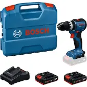 Bosch GSB18V-52 Accu-klopboorschroevendraaier (2x 2.0Ah GBA18V-20 accu, lader GAL18V-20) - 06019S0123