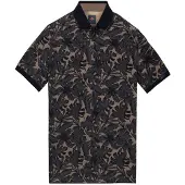 Baileys Polo heren poloshirt 2-tone pique, print 615233/80
