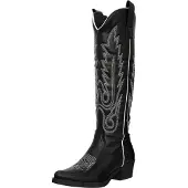 Salinyang Cowboylaarzen zwart